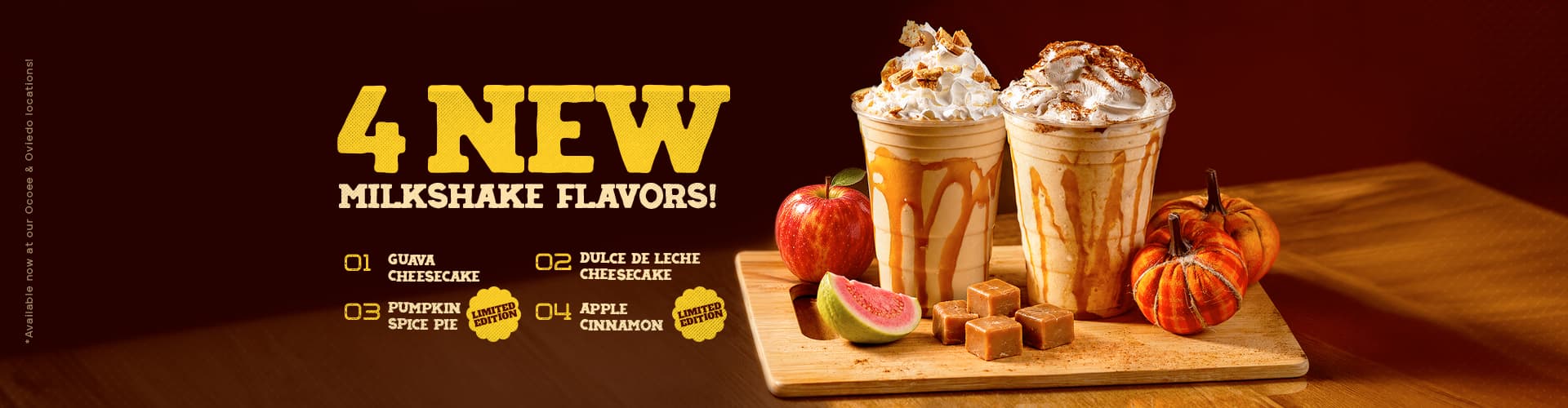 BANNER MILKSHAKE PROMOTION