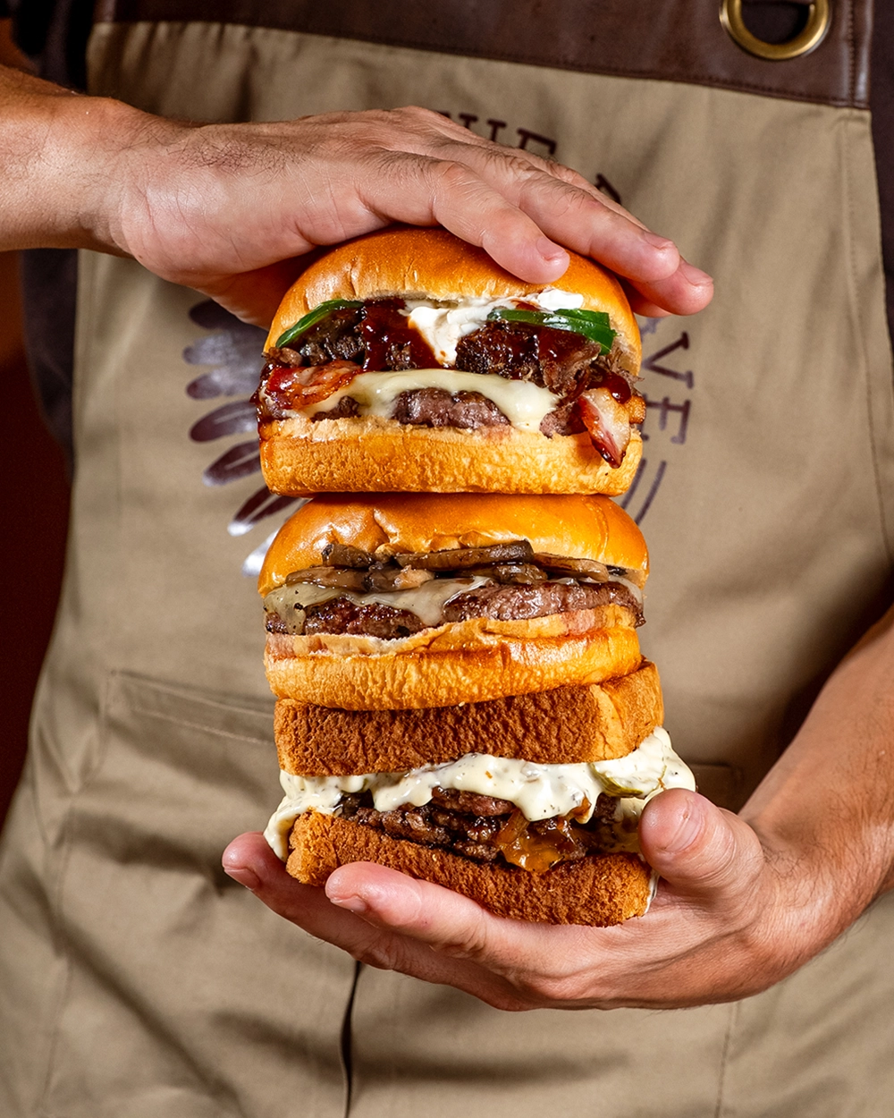 Burger making