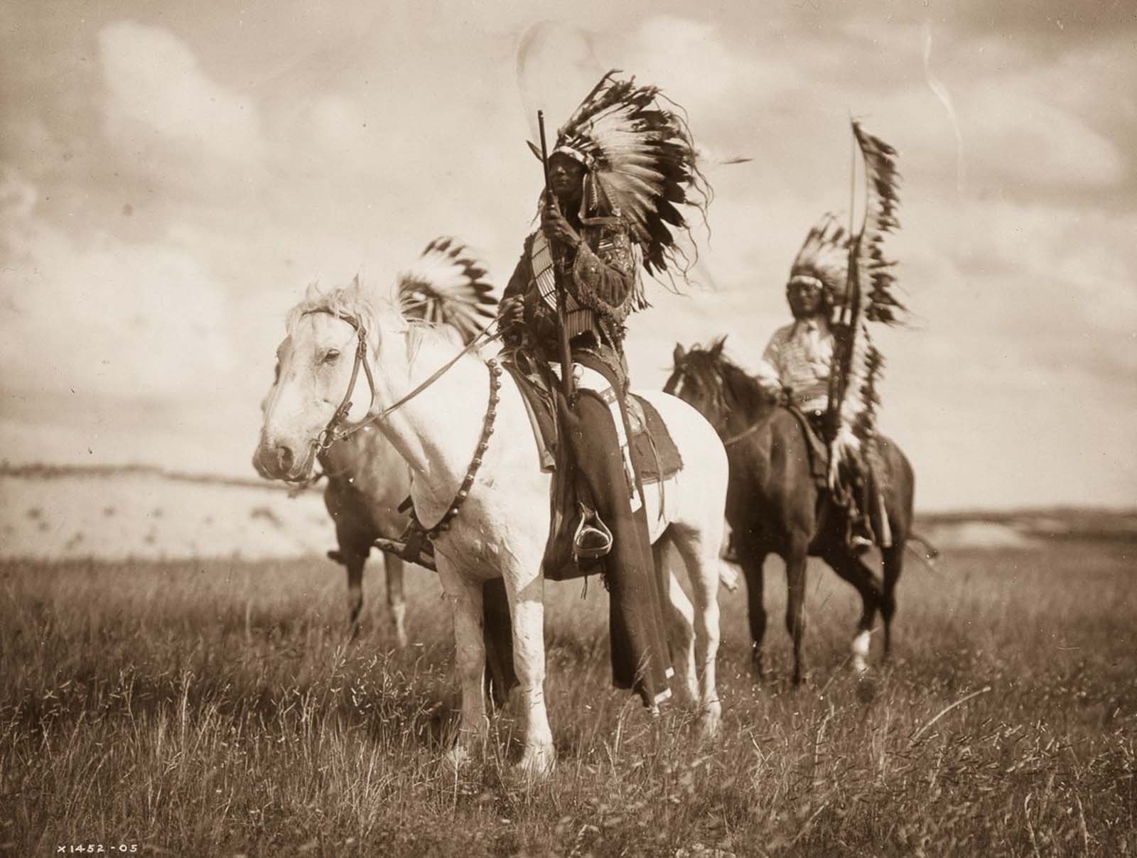 Native Americans on horseback